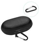 Portable Mouse Storage Bag with Carabiner(Black) - 1