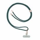 mutural Universal Mobile Phone Solid Color Lanyard(Dark Green) - 1