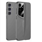 For Samsung Galaxy S24 FE 5G GKK Blade Ultra-thin Full Coverage Phone Case(Grey) - 1