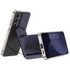 For Samsung Galaxy S25+ 5G GKK Rotor Bracket Recessed Card Bag Full Coverage Phone Case(Purple) - 3