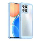 For Honor X8 5G Colorful Series Acrylic Hybrid TPU Phone Case(Blue) - 1