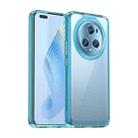 For Honor Magic5 Pro Colorful Series Acrylic Hybrid TPU Phone Case(Transparent Blue) - 1