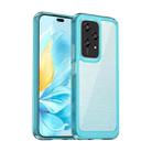 For Honor 200 Lite 5G Colorful Series Acrylic Hybrid TPU Phone Case(Transparent Blue) - 1