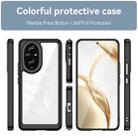 For Honor 200 Colorful Series Acrylic Hybrid TPU Phone Case(Black) - 2
