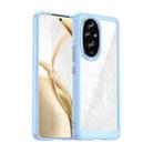 For Honor 200 Colorful Series Acrylic Hybrid TPU Phone Case(Blue) - 1