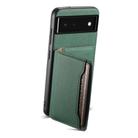 For Google Pixel 6 Calf Texture Card Bag Design Full Coverage Phone Case(Green) - 3