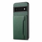 For Google Pixel 6 Pro Calf Texture Card Bag Design Full Coverage Phone Case(Green) - 1