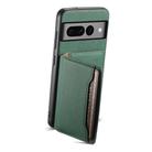 For Google Pixel 7 Pro 5G Calf Texture Card Bag Design Full Coverage Phone Case(Green) - 3