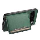 For Google Pixel 10 Pro / 10 Calf Texture Card Bag Design Full Coverage Phone Case(Green) - 3