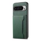 For Google Pixel 10 Pro XL Calf Texture Card Bag Design Full Coverage Phone Case(Green) - 1