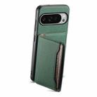 For Google Pixel 10 Pro XL Calf Texture Card Bag Design Full Coverage Phone Case(Green) - 2