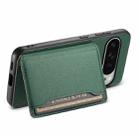 For Google Pixel 10 Pro XL Calf Texture Card Bag Design Full Coverage Phone Case(Green) - 3