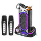 GQ-18 RGB Colorful Mech Mechanical Waterproof Wireless Bluetooth Desktop Subwoofer, with Dual Mic - 1