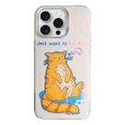 For iPhone 15 Pro Max Colorful Pattern TPU + PC Phone Case(Cat) - 1