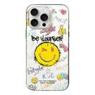 For iPhone 15 Pro Colorful Pattern TPU + PC Phone Case(Smile) - 1