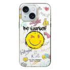 For iPhone 15 Colorful Pattern TPU + PC Phone Case(Smile) - 1