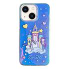 For iPhone 14 Colorful Pattern TPU + PC Phone Case(Rainbow Castle) - 1