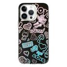 For iPhone 14 Pro Colorful Pattern TPU + PC Phone Case(Graffiti Angel) - 1