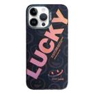 For iPhone 14 Pro Colorful Pattern TPU + PC Phone Case(LUCKY) - 1