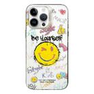 For iPhone 14 Pro Max Colorful Pattern TPU + PC Phone Case(Smile) - 1