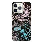 For iPhone 11 Pro Max Colorful Pattern TPU + PC Phone Case(Graffiti Angel) - 1