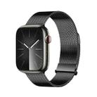 For Apple Watch Series 9 45mm DUX DUCIS Milanese Pro Series Stainless Steel Watch Band(Black) - 1