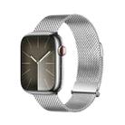 For Apple Watch Series 9 45mm DUX DUCIS Milanese Pro Series Stainless Steel Watch Band(Silver) - 1