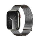 For Apple Watch Series 9 41mm DUX DUCIS Milanese Pro Series Stainless Steel Watch Band(Graphite) - 1