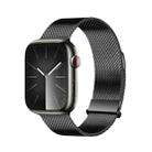 For Apple Watch Series 4 44mm DUX DUCIS Milanese Pro Series Stainless Steel Watch Band(Black) - 1