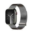 For Apple Watch Series 4 44mm DUX DUCIS Milanese Pro Series Stainless Steel Watch Band(Graphite) - 1