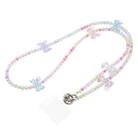 Phone Anti-lost Colorful Bead Chain Crossbody Lanyard(Bow Knot) - 1