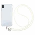 Mobile Phone Anti-lost Ink Wash Crossbody Long Bead Chain(White) - 1