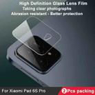 For Xiaomi Pad 6S Pro 12.4 2 PCS/Set IMAK HD Glass Rear Camera Lens Film - 4