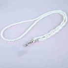 Mobile Phone Anti-lost Crossbody Long Bead Chain(Pearl White) - 1