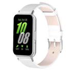 For Samsung Galaxy Fit 3 PU Leather Watch Band(White) - 1