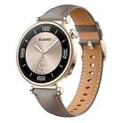 For Huawei Watch  GT 4 18mm Genuine Leather Watch Band(Brown) - 1