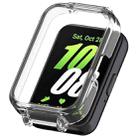 For Samsung Galaxy Fit 3 12mm Half Coverage Hollowed PC Watch Protective Case(Transparent White) - 1