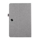 For OPPO Pad SE 11 2025 Fabric Texture Horizontal Flip Leather Tablet Case(Grey) - 3