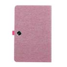 For OPPO Pad SE 11 2025 Fabric Texture Horizontal Flip Leather Tablet Case(Pink) - 3