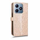 For Realme C61 / C63 Honeycomb Dot Texture Leather Phone Case(Gold) - 3