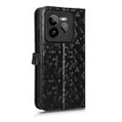 For Realme GT 7 Pro Honeycomb Dot Texture Leather Phone Case(Black) - 3