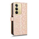 For Realme C75 4G Honeycomb Dot Texture Leather Phone Case(Gold) - 3