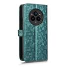 For Realme 14 Pro Honeycomb Dot Texture Leather Phone Case(Green) - 3