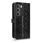 For Realme 14x 5G Malaysia / V70 Honeycomb Dot Texture Leather Phone Case(Black) - 3