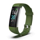 S5-4 Smart Bracelet IP68 Waterproof Heart Rate Sport Fitness Tracker Smart Watch(Army Green) - 1