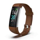 S5-4 Smart Bracelet IP68 Waterproof Heart Rate Sport Fitness Tracker Smart Watch(Brown) - 1