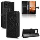 For Asus Zenfone 11 Ultra Honeycomb Dot Texture Leather Phone Case(Black) - 1