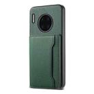 For Huawei Mate 30 Pro Calf Texture Card Bag Design Full Coverage Phone Case(Green) - 1