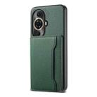 For Huawei nova 11 Pro Calf Texture Card Bag Design Full Coverage Phone Case(Green) - 1