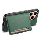 For Huawei Pura 80 5G Calf Texture Card Bag Design Full Coverage Phone Case(Green) - 3